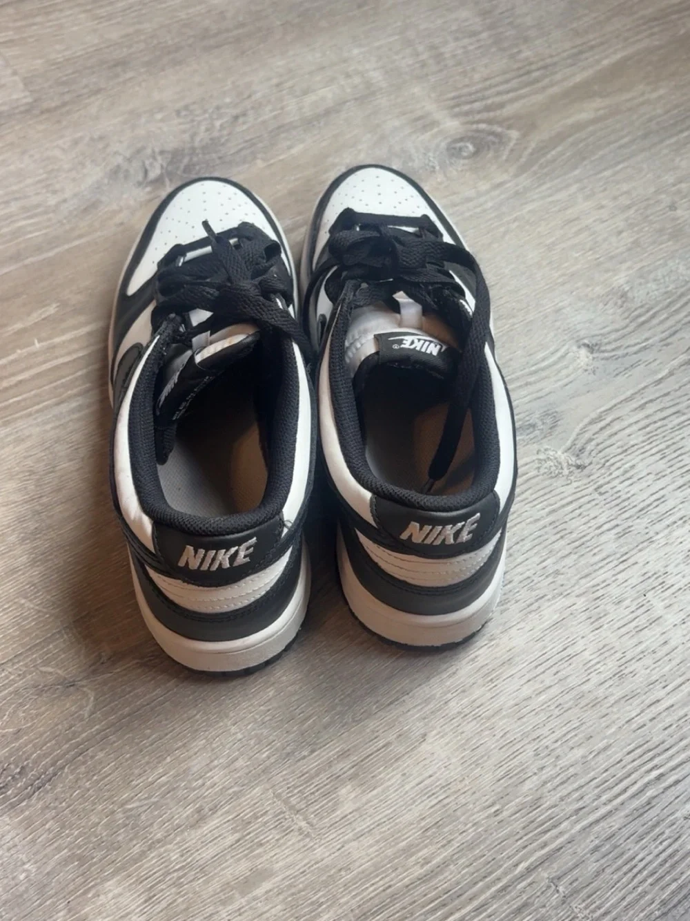 Nike Panda Dunks White Low-Top Sneakers